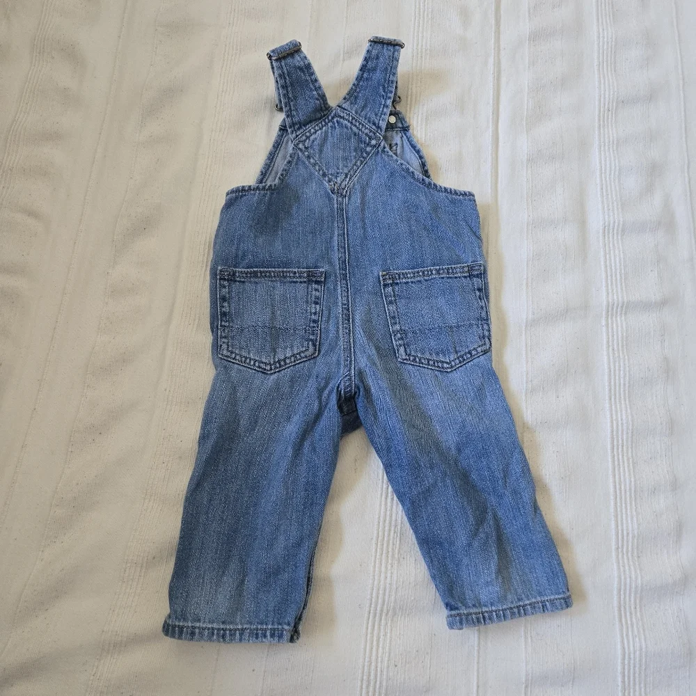Baby Gap Lot Denim Overalls &‎ Distressed Jean Size 6-18 Month / Koala Onesie